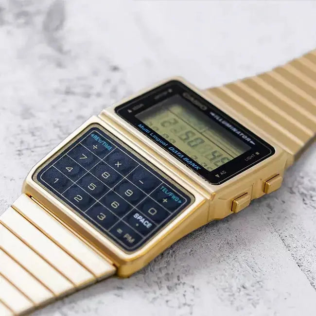 ZEGAREK MĘSKI CASIO VINTAGE DATABANK DBC-611G-1 (zd163a) + BOX ZEGAREK MĘSKI CASIO VINTAGE DATABANK DBC-611G-1 (zd163a) + BOX - 4971850946502
