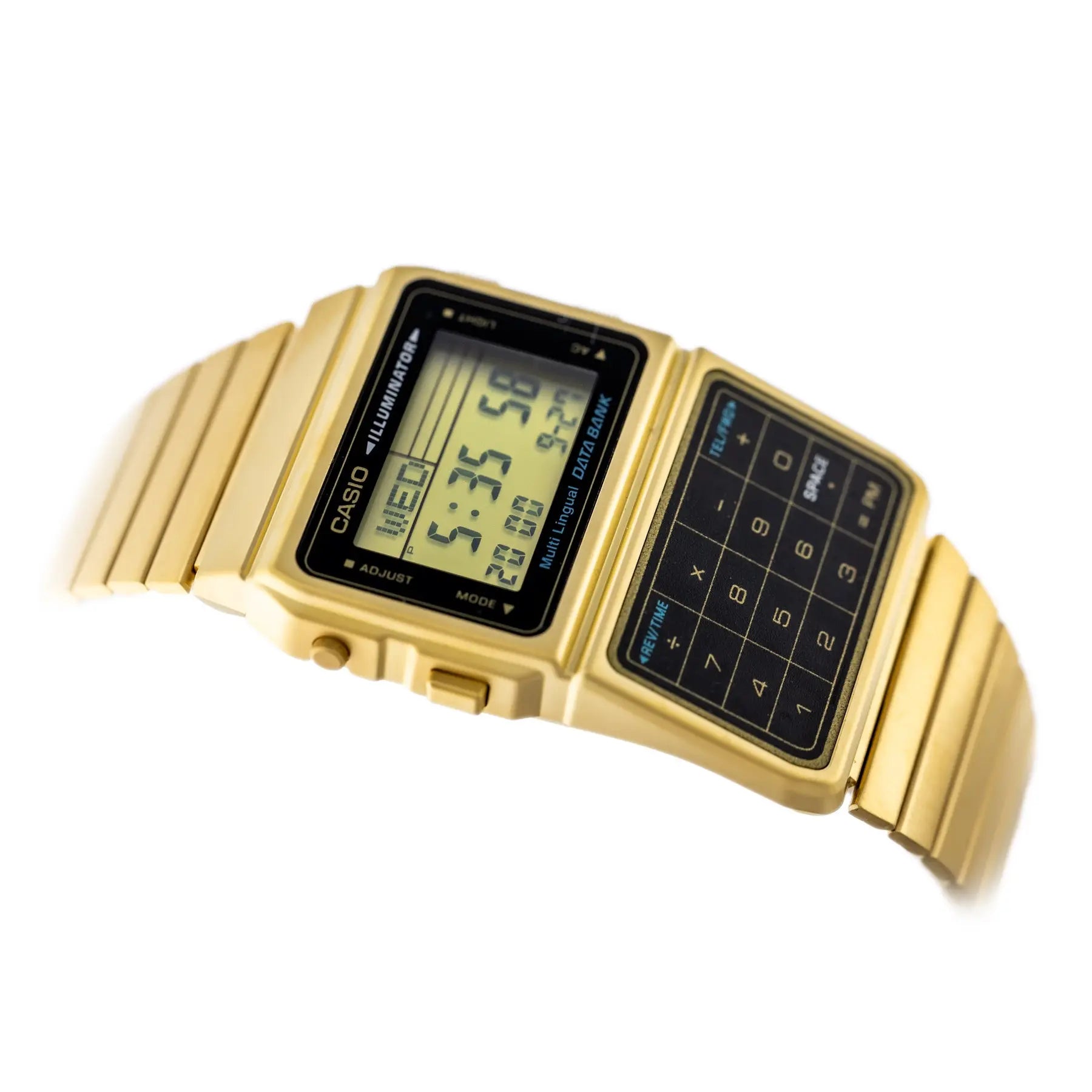 ZEGAREK MĘSKI CASIO VINTAGE DATABANK DBC-611G-1 (zd163a) + BOX ZEGAREK MĘSKI CASIO VINTAGE DATABANK DBC-611G-1 (zd163a) + BOX - 4971850946502