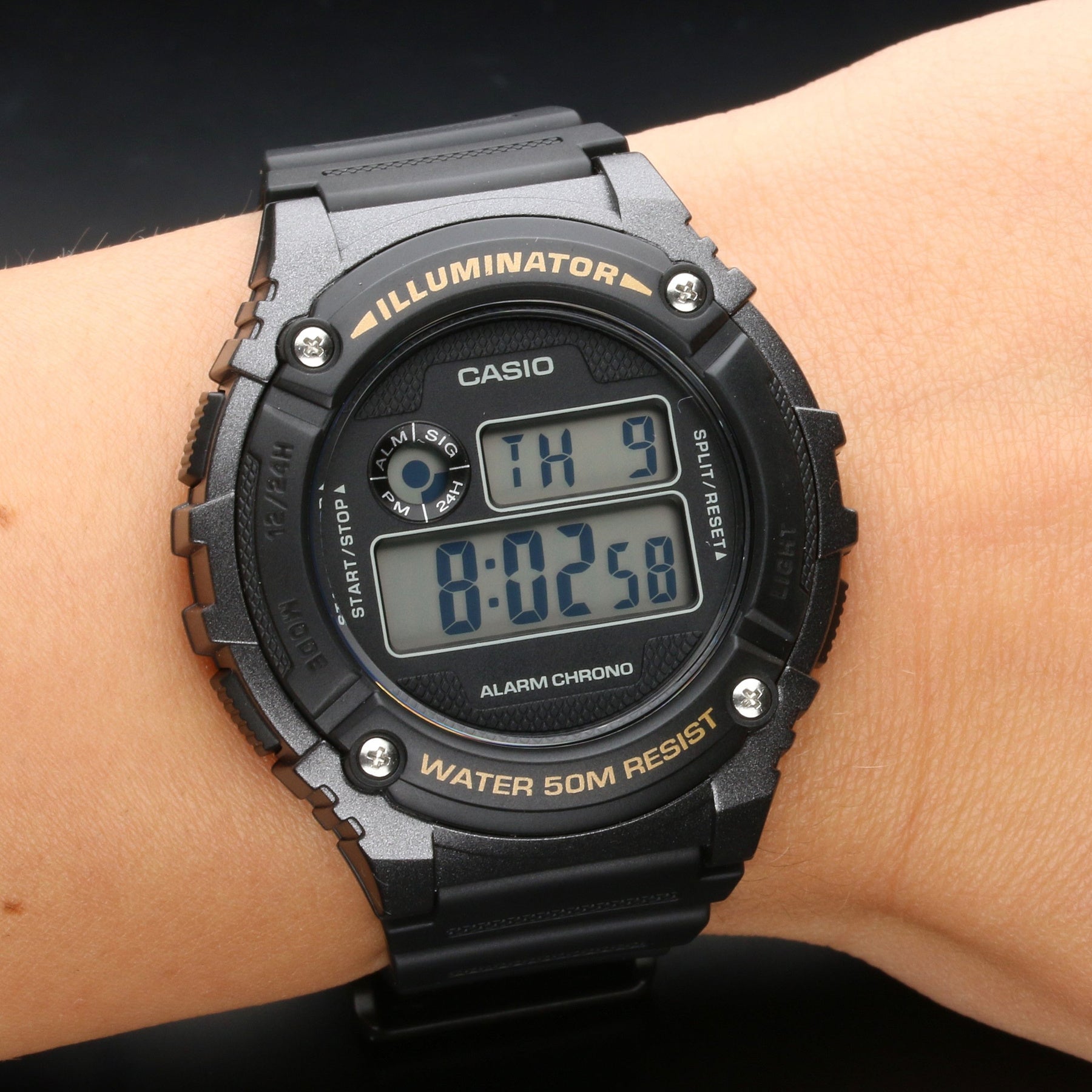 Zegarek Męski Casio W-216H-1BVDF + BOX Zegarek Męski Casio W-216H-1BVDF + BOX - Lorence 4971850999041