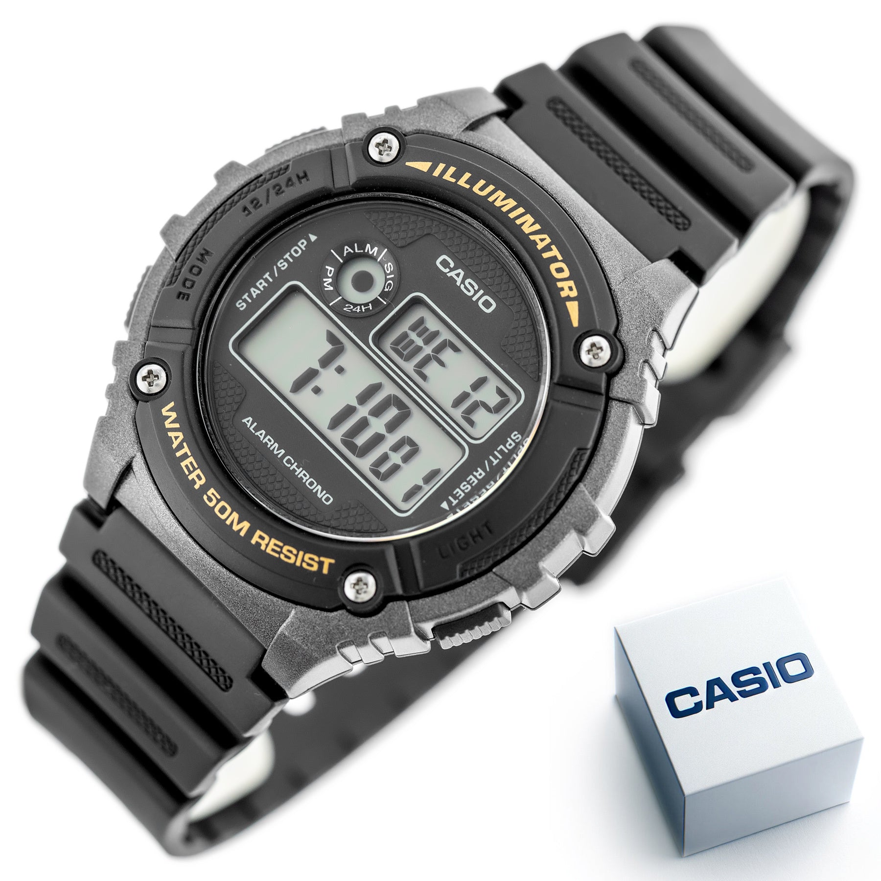 Zegarek Męski Casio W-216H-1BVDF + BOX Zegarek Męski Casio W-216H-1BVDF + BOX - Lorence 4971850999041