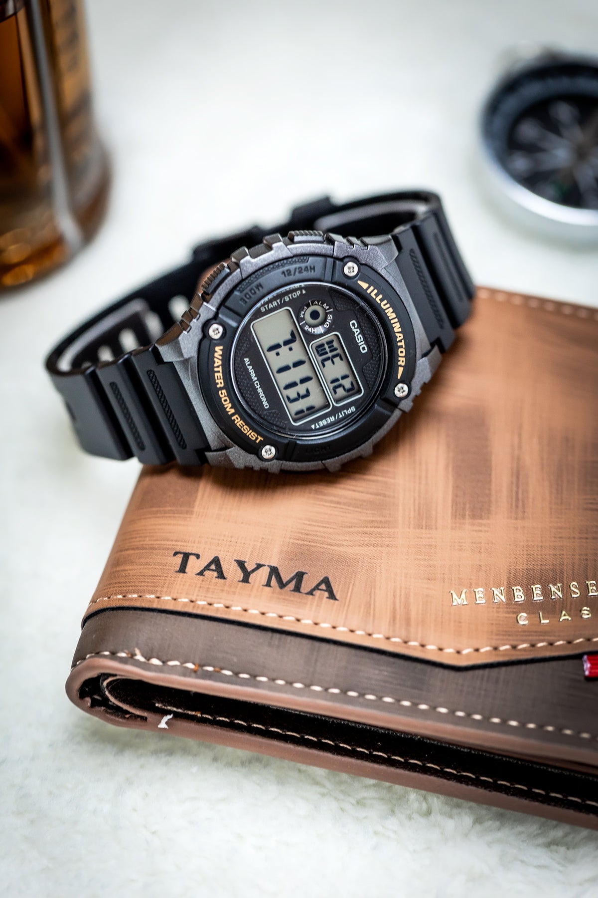 Zegarek Męski Casio W-216H-1BVDF + BOX Zegarek Męski Casio W-216H-1BVDF + BOX - Lorence 4971850999041