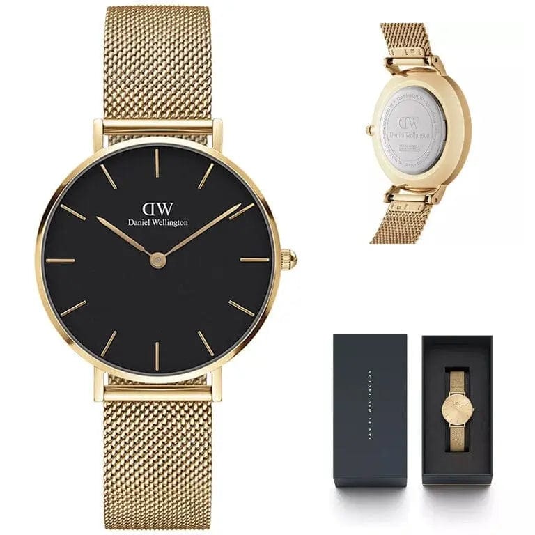 Zegarek Damski Daniel Wellington DW00100347 - Petite Evergold 32mm Zegarek Damski Daniel Wellington DW00100347 - Petite Evergold 32mm -  7315030013443