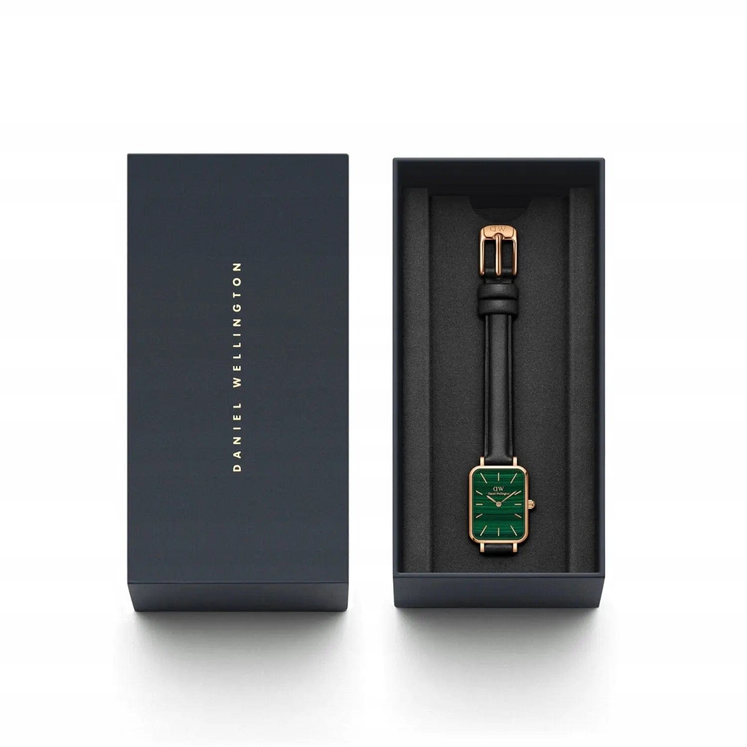 Zegarek Damski Daniel Wellington DW00100439 - Quadro Pressed Sheffield Gold Emerald 32mm Zegarek Damski Daniel Wellington DW00100439 - Quadro Pressed Sheffield 7315030022704