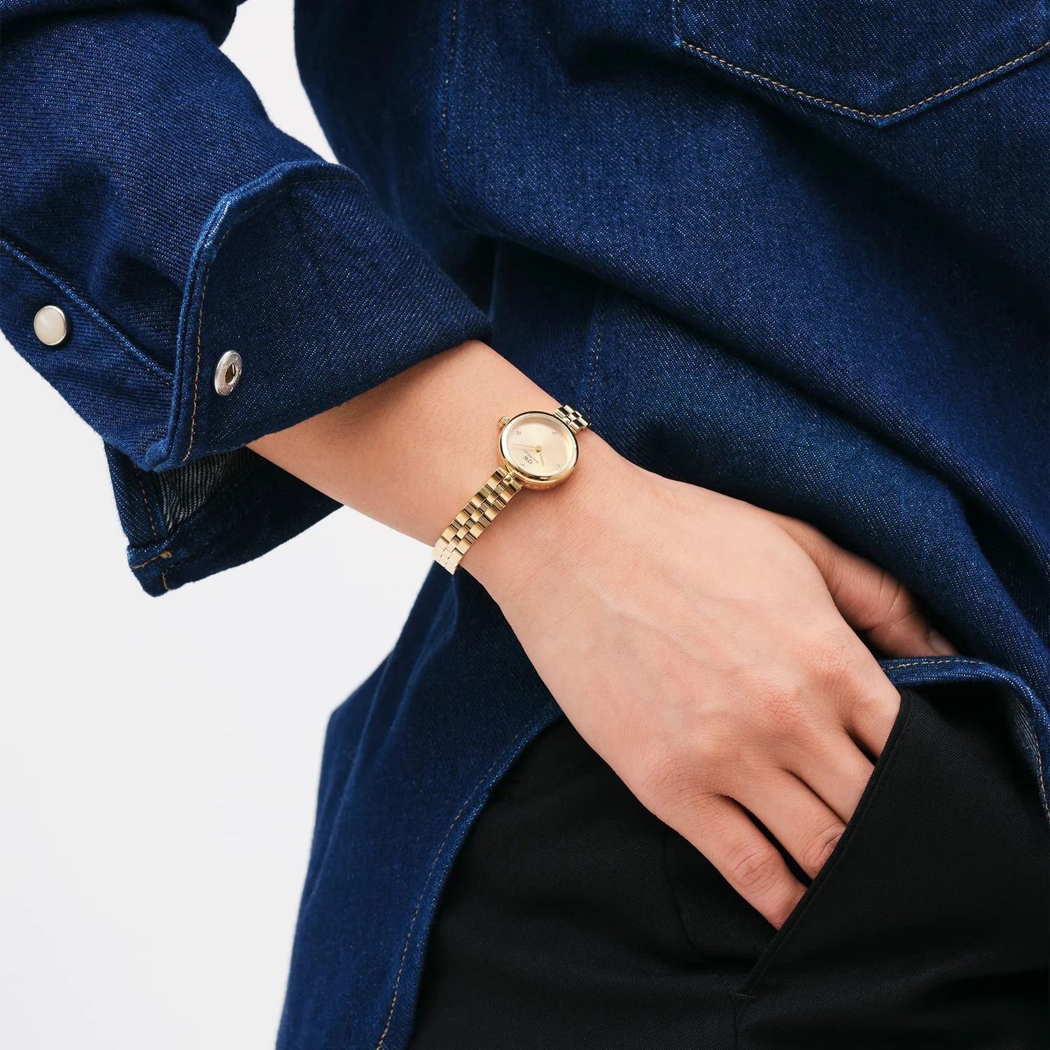 ZEGAREK DAMSKI DANIEL WELLINGTON Elan Lumine Gold 22mm DW00100718 + BOX (zw522b) ZEGAREK DAMSKI DANIEL WELLINGTON Elan Lumine Gold 22mm DW00100718 + 7315030055832