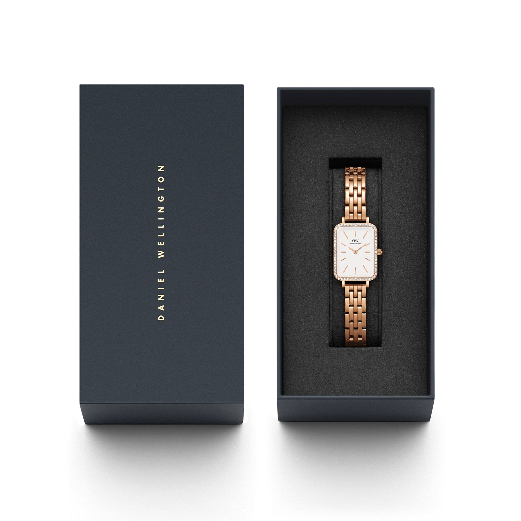 ZEGAREK DAMSKI DANIEL WELLINGTON Quadro Rose Gold DW00100672 + BOX (zw519h) ZEGAREK DAMSKI DANIEL WELLINGTON Quadro Rose Gold DW00100672 + BOX 7315030053692