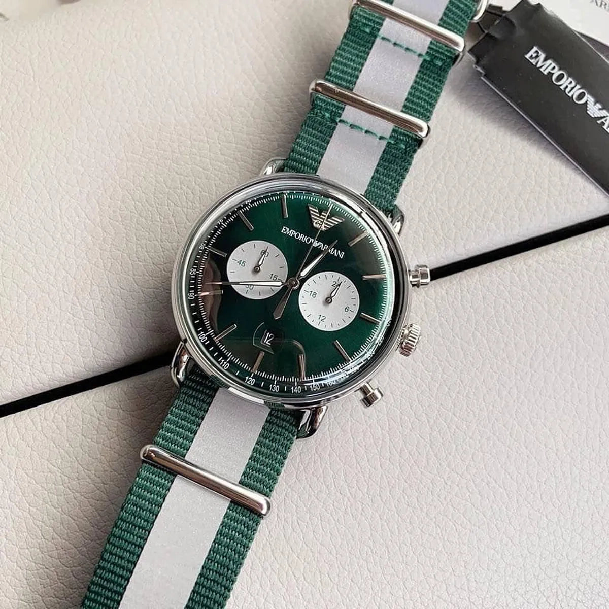 ZEGAREK MĘSKI EMPORIO ARMANI AR11221 - AVIATOR (zi019e) ZEGAREK MĘSKI EMPORIO ARMANI AR11221 - AVIATOR (zi019e) - Lorence 723763279819