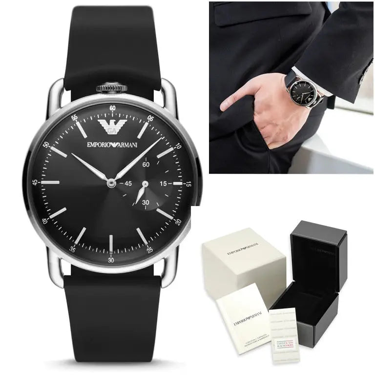 ZEGAREK MĘSKI EMPORIO ARMANI AR11336 - AVIATOR + BOX ZEGAREK MĘSKI EMPORIO ARMANI AR11336 - AVIATOR + BOX - Lorence 723763291897
