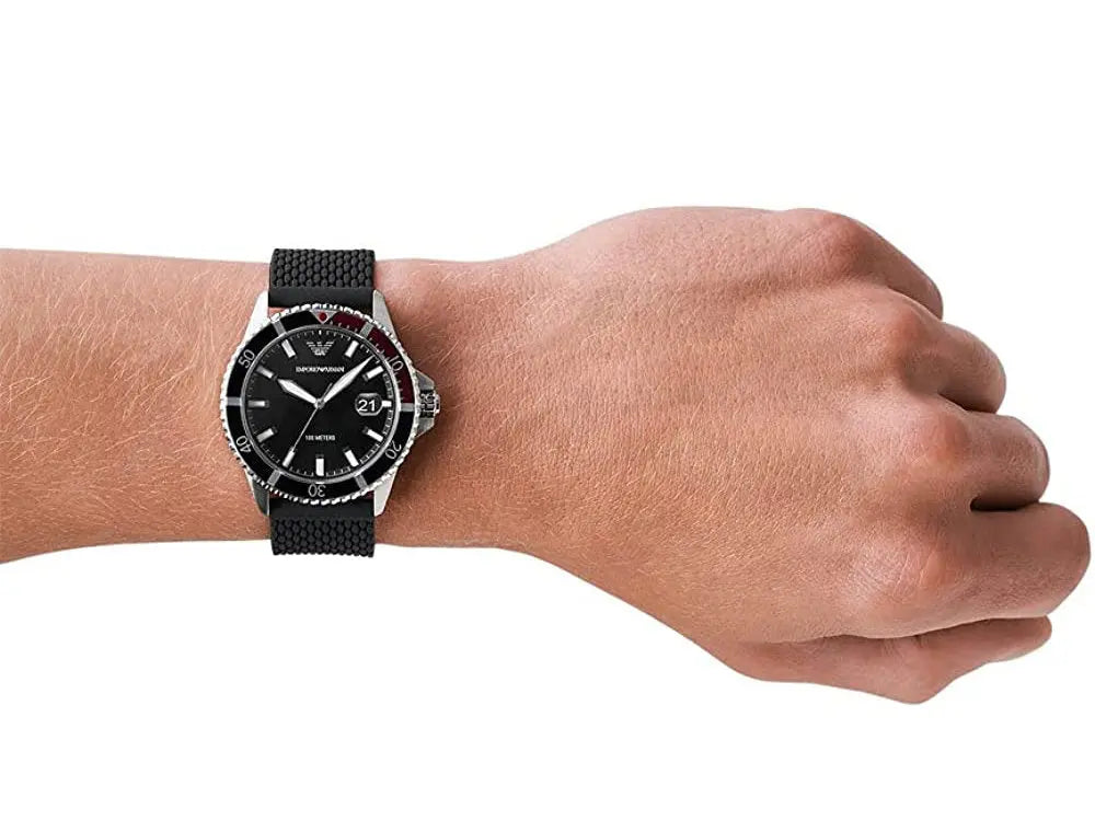 ZEGAREK MĘSKI EMPORIO ARMANI AR11341 - DIVER (zi043a) ZEGAREK MĘSKI EMPORIO ARMANI AR11341 - DIVER (zi043a) - Lorence 4064092012255