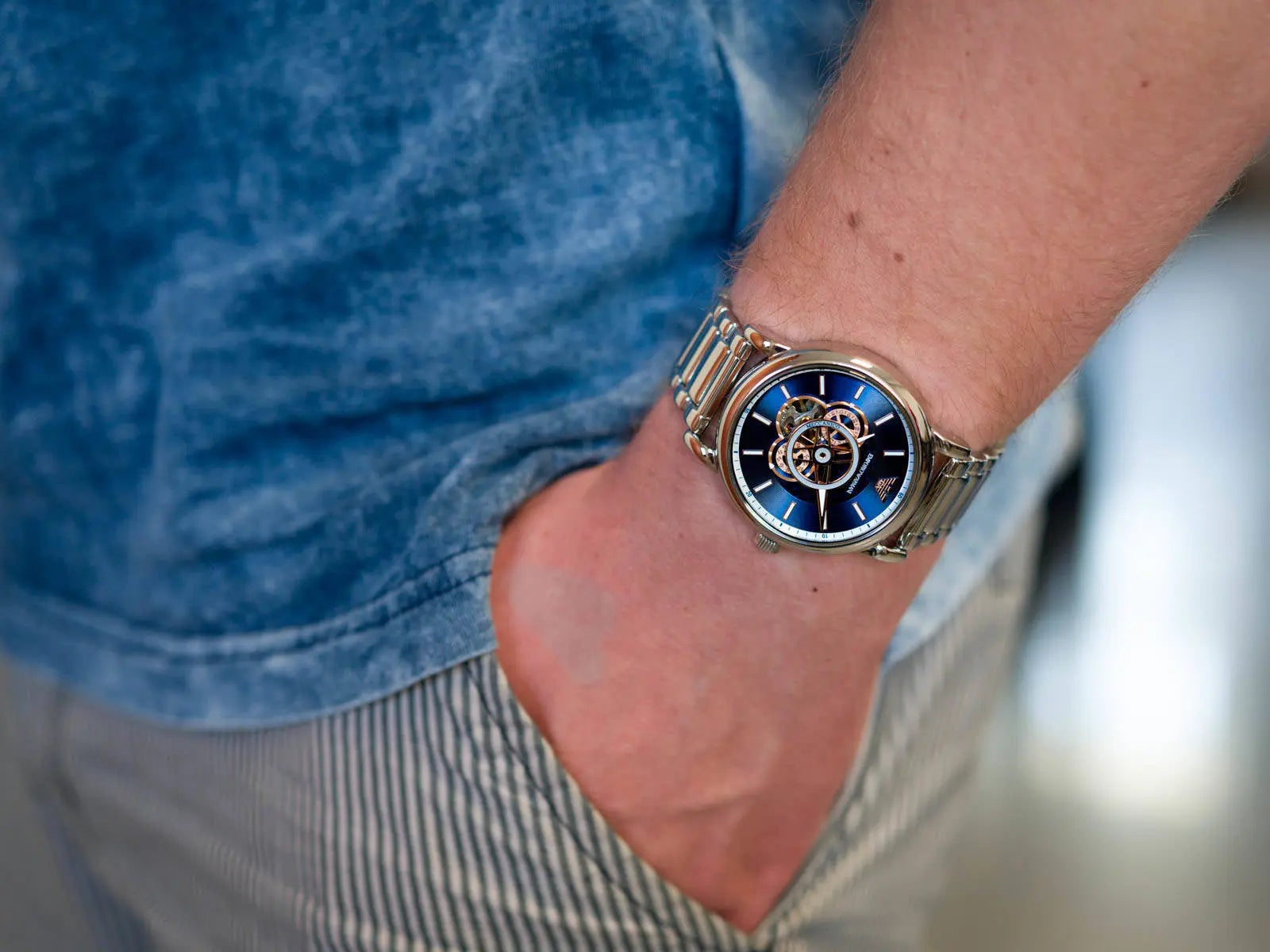 Zegarek męski EMPORIO ARMANI LUIGI Open Heart AUTOMATIC AR60036 Zegarek męski EMPORIO ARMANI LUIGI Open Heart AUTOMATIC AR60036 - 723763295697