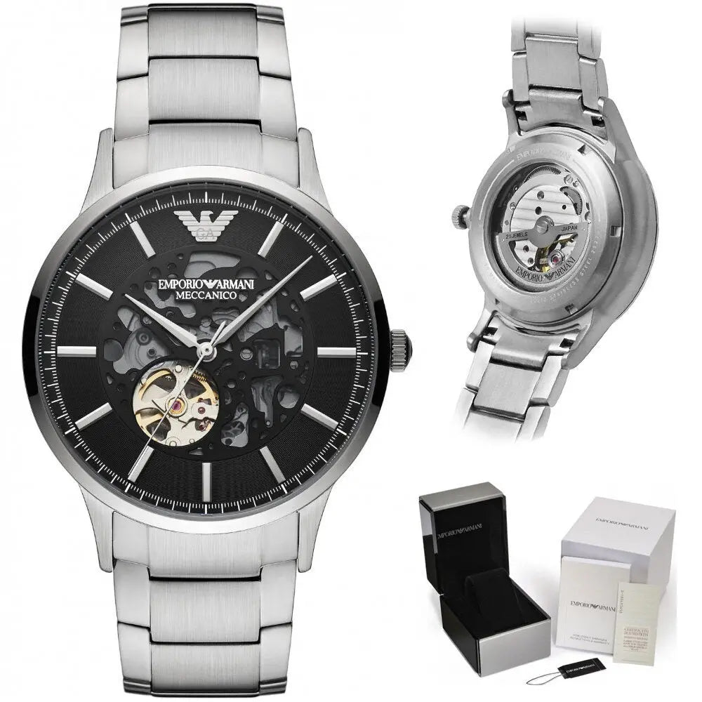 Zegarek męski EMPORIO ARMANI RENATO AUTOMATIC AR60055 (zi058a)) Zegarek męski EMPORIO ARMANI RENATO AUTOMATIC AR60055 (zi058a)) - 4064092112153