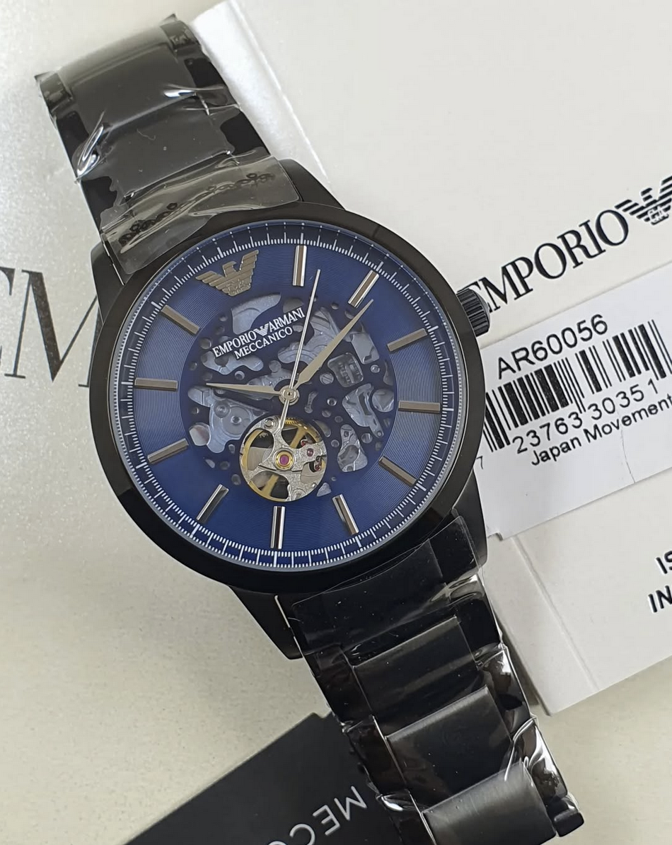 Zegarek męski EMPORIO ARMANI RENATO AUTOMATIC AR60056 (zi058b) Zegarek męski EMPORIO ARMANI RENATO AUTOMATIC AR60056 (zi058b) - 4064092112160