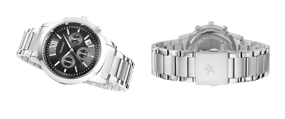 Zegarek Męski Giewont Apex Chrono GW6480-1 Chronograf Silver/black Zegarek Męski Giewont Apex Chrono GW6480-1 Chronograf Silver/black - 5904665272626