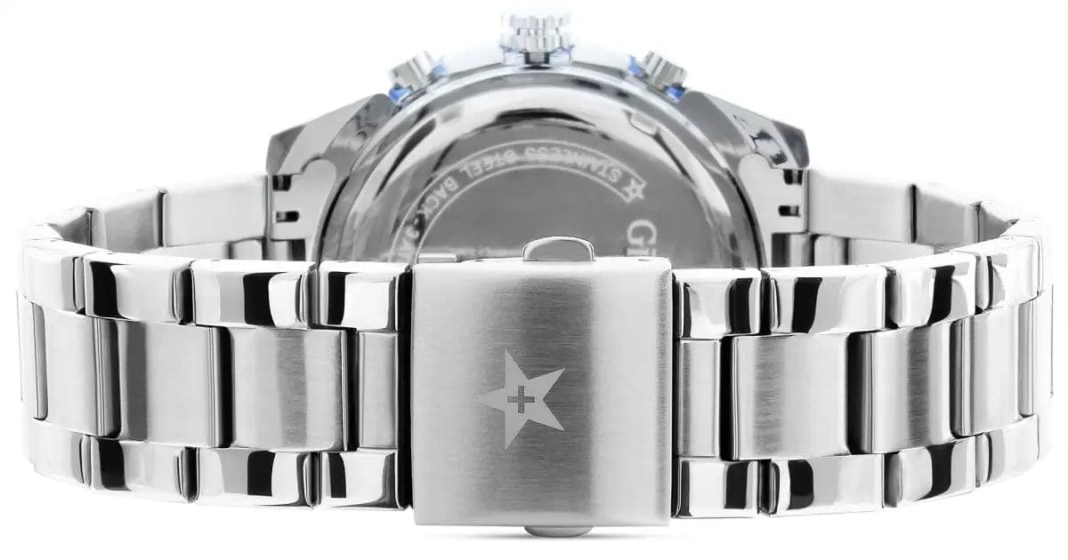 Zegarek Męski Giewont Primechrono GW8620-2 Chronograf Silver/blue Zegarek Męski Giewont Primechrono GW8620-2 Chronograf Silver/blue - 5904665272557
