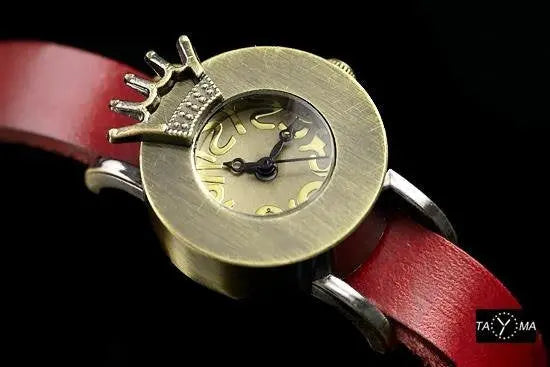 ZEGAREK DAMSKI TAYMA - RETRO PUNK 28 - czerwony (zx585a) ZEGAREK DAMSKI TAYMA - RETRO PUNK 28 - czerwony (zx585a) - Lorence 5905937209104