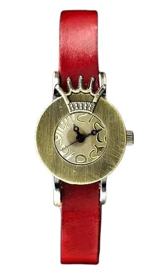 ZEGAREK DAMSKI TAYMA - RETRO PUNK 28 - czerwony (zx585a) ZEGAREK DAMSKI TAYMA - RETRO PUNK 28 - czerwony (zx585a) - Lorence 5905937209104