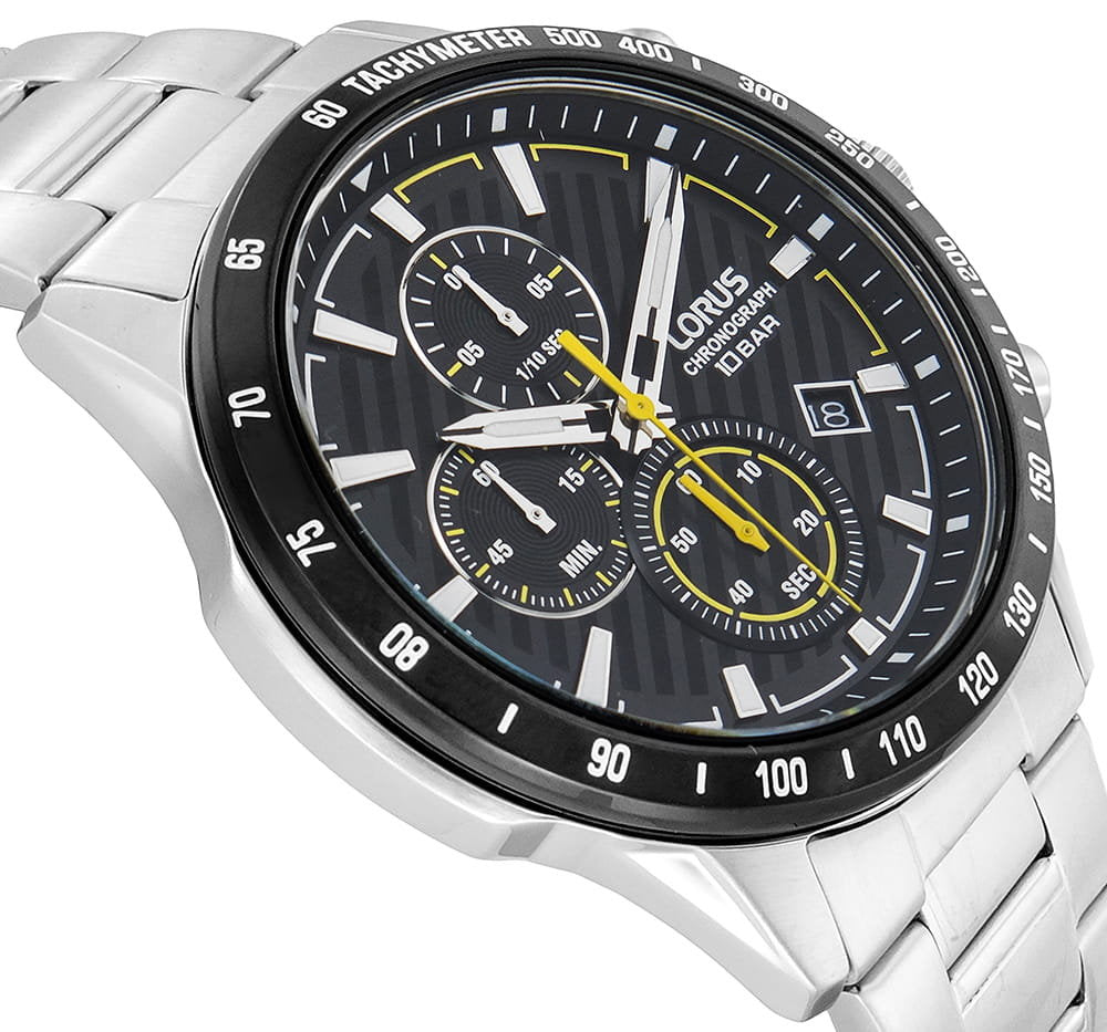 Zegarek Męski Lorus Chronograph 45 mm RM397HX9 + BOX Zegarek Męski Lorus Chronograph 45 mm RM397HX9 + BOX - Lorence 48941383566865