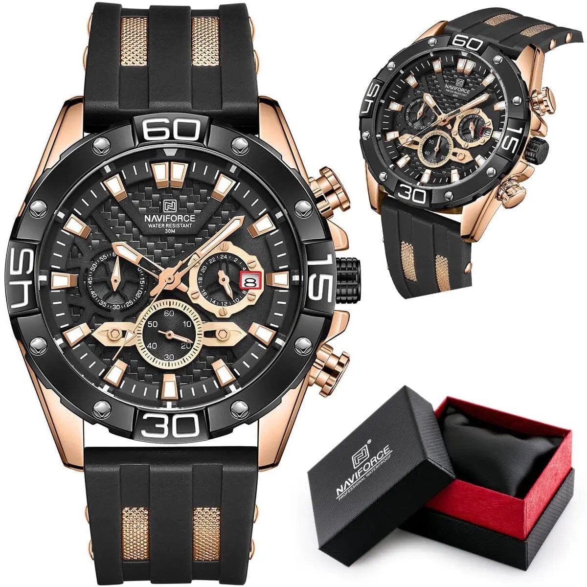 Zegarek Męski Naviforce NF8019T - Chronograf Zegarek Męski Naviforce NF8019T - Chronograf - Lorence 5905937208299