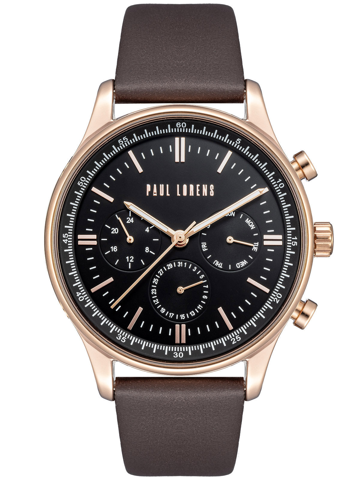 ZEGAREK MĘSKI PAUL LORENS - PL10602A2-1B1 (zg362g) + BOX ZEGAREK MĘSKI PAUL LORENS - PL10602A2-1B1 (zg362g) + BOX - Lorence 5900148052891