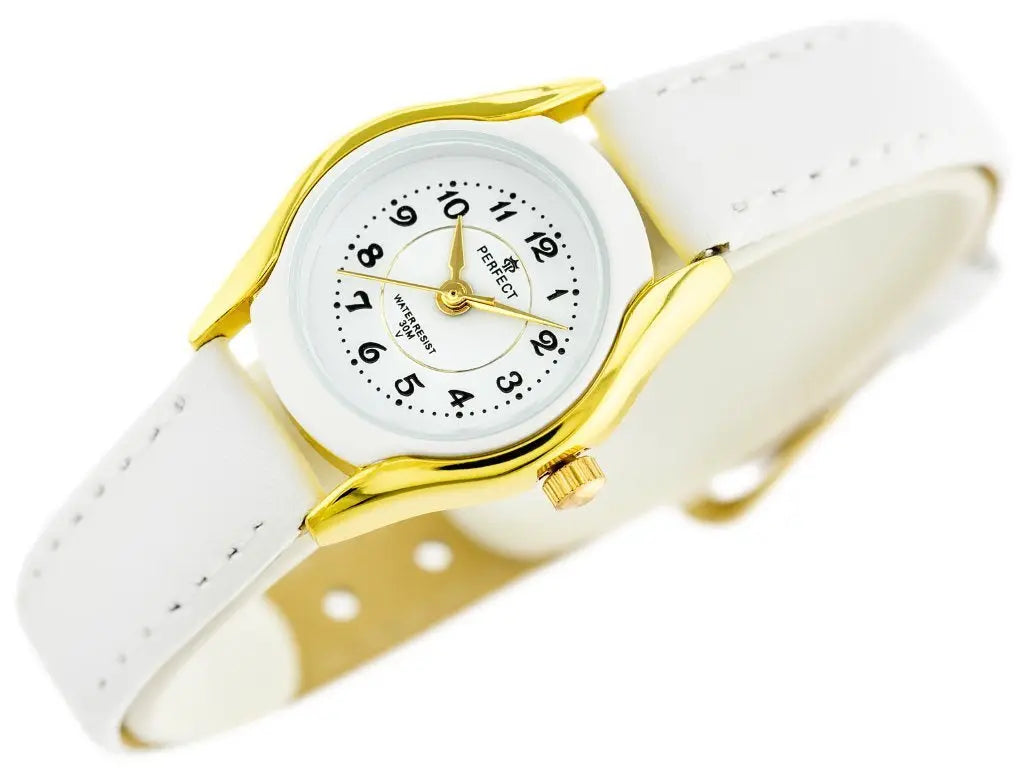 ZEGAREK DZIECIĘCY PERFECT LP223-03 - KOMUNIJNY - biały (zp800d) + BOX ZEGAREK DZIECIĘCY PERFECT LP22303 KOMUNIJNY biały (zp800d) + BOX 5903981749591