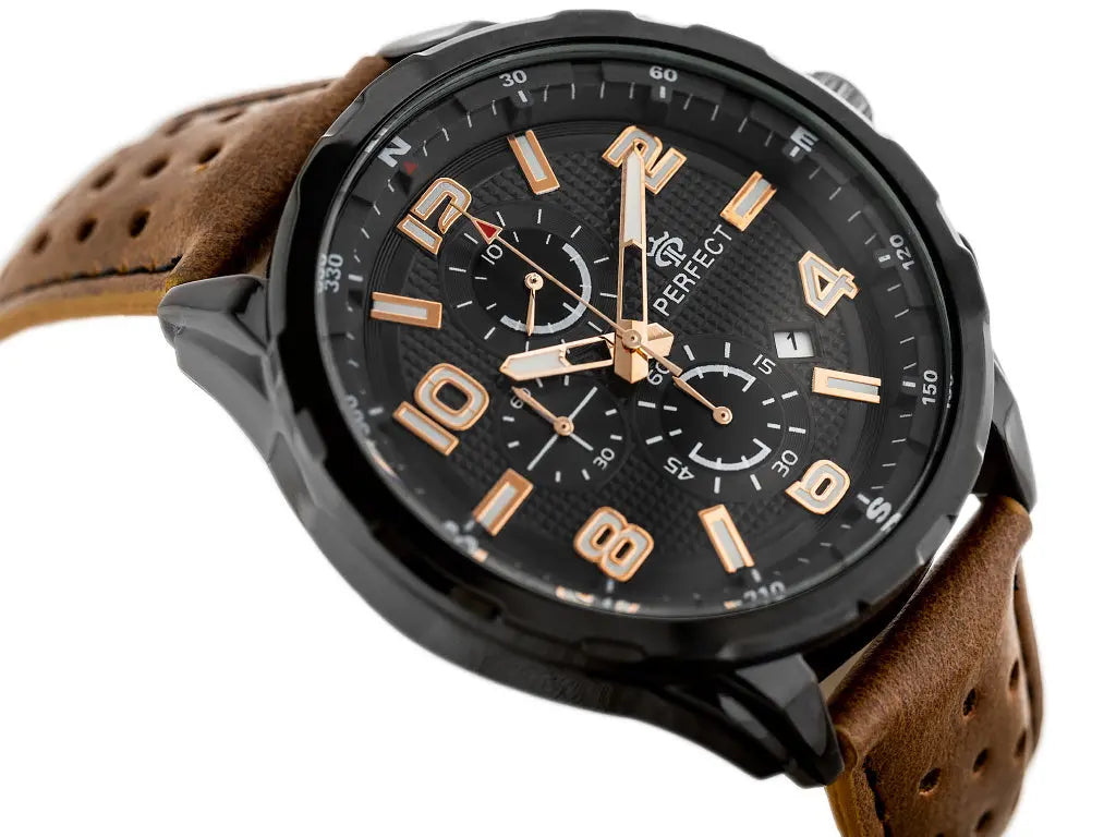 ZEGAREK MĘSKI PERFECT CH05L - CHRONOGRAF (zp353e) + BOX ZEGAREK MĘSKI PERFECT CH05L - CHRONOGRAF (zp353e) + BOX - Lorence 5903981719990