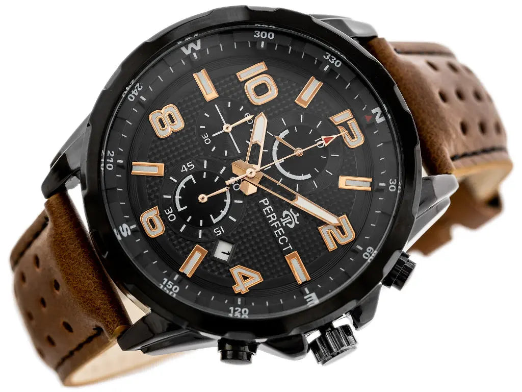 ZEGAREK MĘSKI PERFECT CH05L - CHRONOGRAF (zp353e) + BOX ZEGAREK MĘSKI PERFECT CH05L - CHRONOGRAF (zp353e) + BOX - Lorence 5903981719990