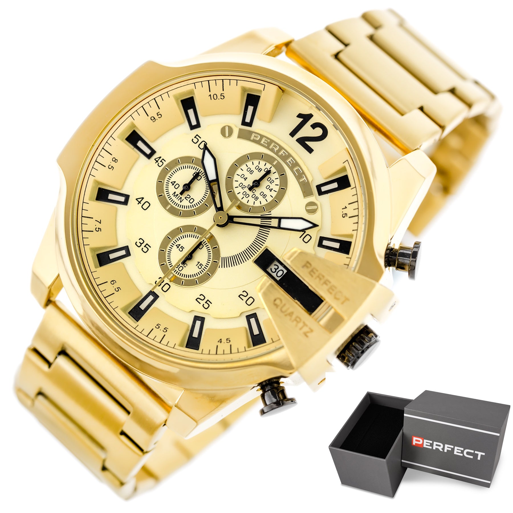 ZEGAREK MĘSKI PERFECT M513CH-05 - CHRONOGRAF (zp387d) + BOX ZEGAREK MĘSKI PERFECT M513CH-05 - CHRONOGRAF (zp387d) + BOX - Lorence 5905839016053
