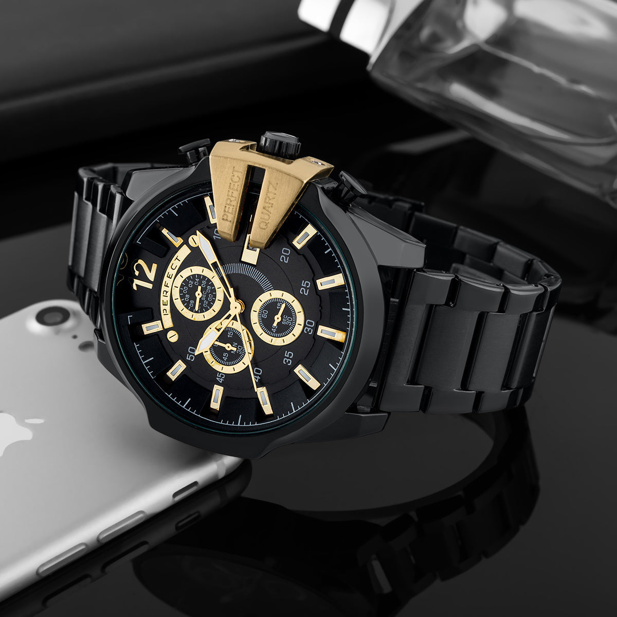 ZEGAREK MĘSKI PERFECT M513CH-07 - CHRONOGRAF (zp387a) + BOX ZEGAREK MĘSKI PERFECT M513CH-07 - CHRONOGRAF (zp387a) + BOX - Lorence 5905839016077