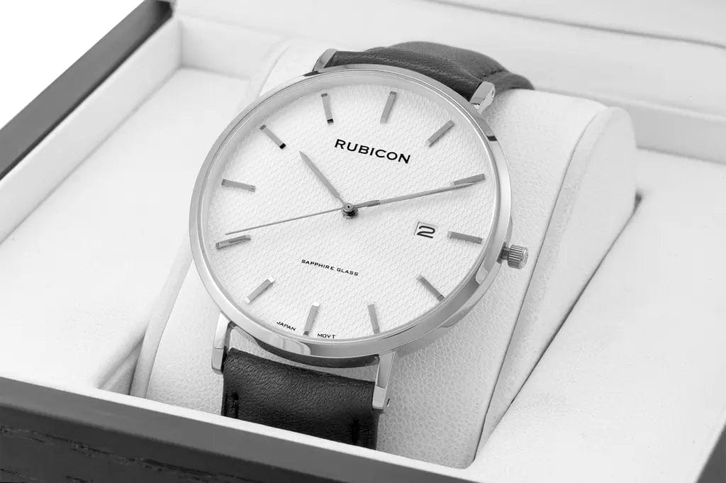 Zegarek Męski Rubicon RNCE49 - Szafirowe Szkło Zegarek Męski Rubicon RNCE49 - Szafirowe Szkło - Lorence 5916312050730