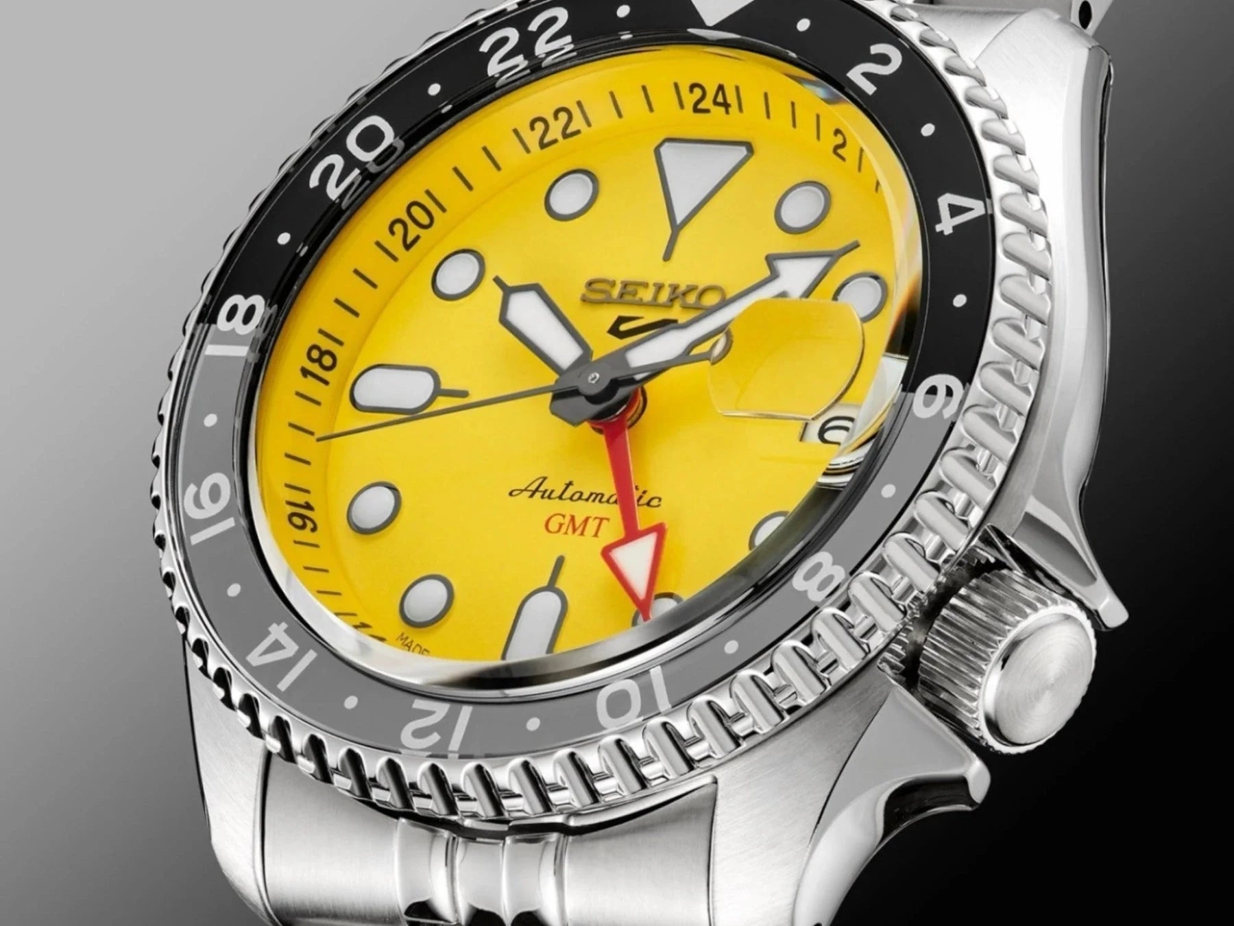 ZEGAREK MĘSKI SEIKO 5 SPORTS SSK017K1 GMT AUTOMAT WR100 + BOX ZEGAREK MĘSKI SEIKO 5 SPORTS SSK017K1 GMT AUTOMAT WR100 + BOX -  029665223791