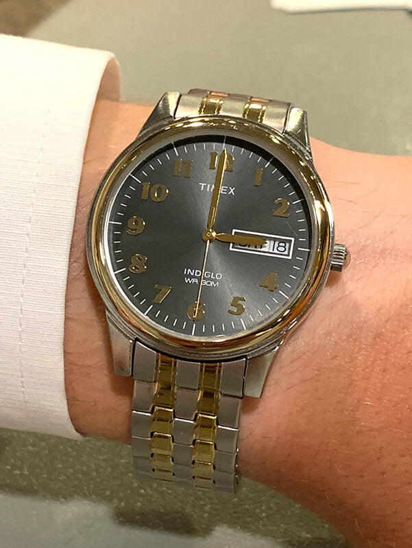 ZEGAREK MĘSKI TIMEX Charles Two-Tone T26481 INDIGLO + BOX ZEGAREK MĘSKI TIMEX Charles Two-Tone T26481 INDIGLO + BOX - Lorence 753048893164
