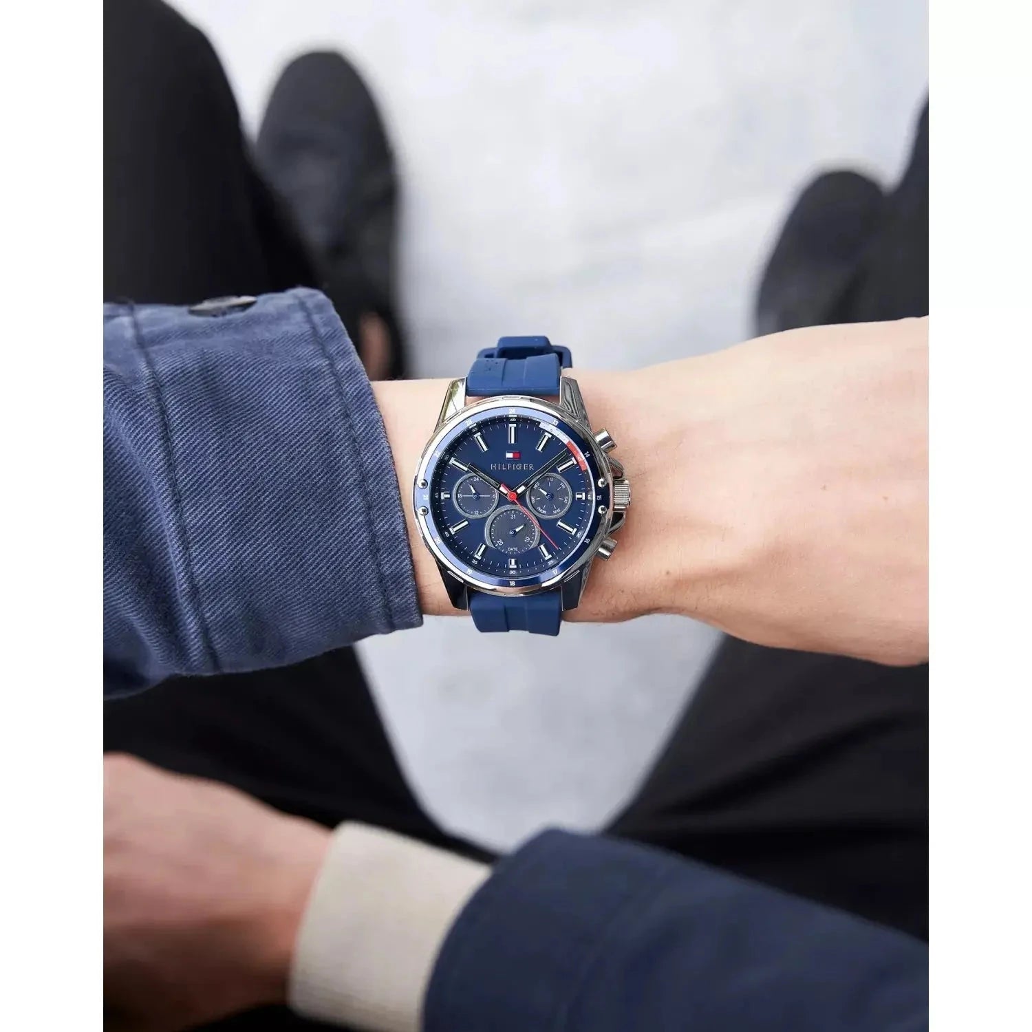 ZEGAREK MĘSKI TOMMY HILFIGER 1791791 MASON (zf031b) ZEGAREK MĘSKI TOMMY HILFIGER 1791791 MASON (zf031b) - Lorence 7613272415569