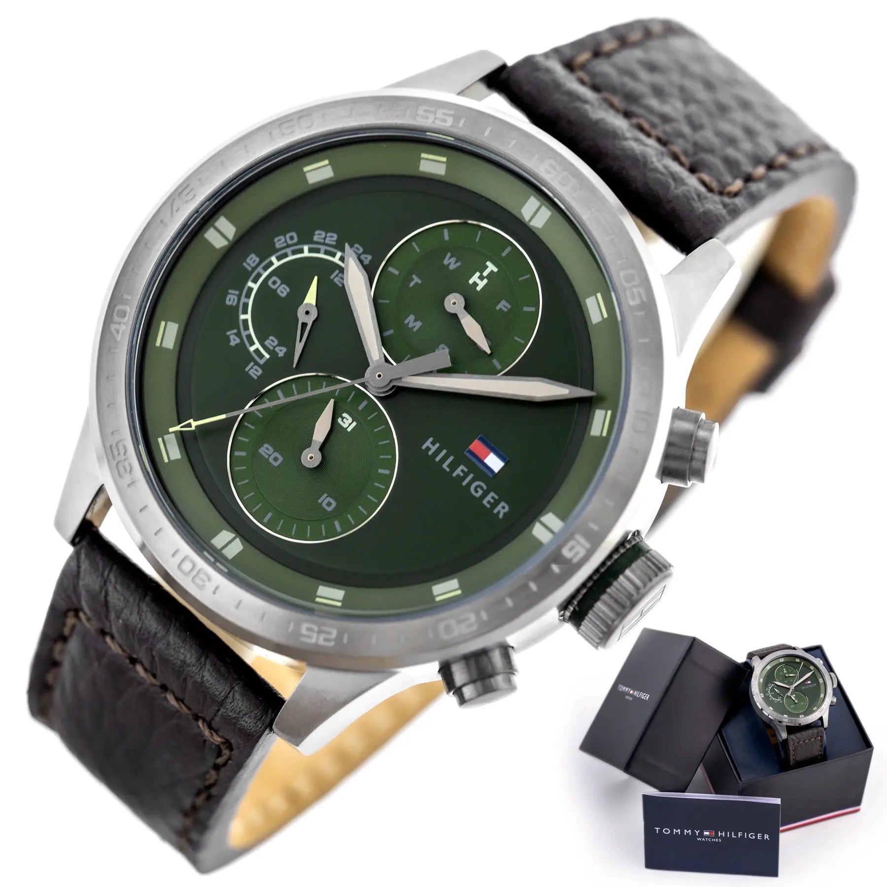 ZEGAREK MĘSKI TOMMY HILFIGER 1791809 (zf042b) ZEGAREK MĘSKI TOMMY HILFIGER 1791809 (zf042b) - Lorence 7613272415743