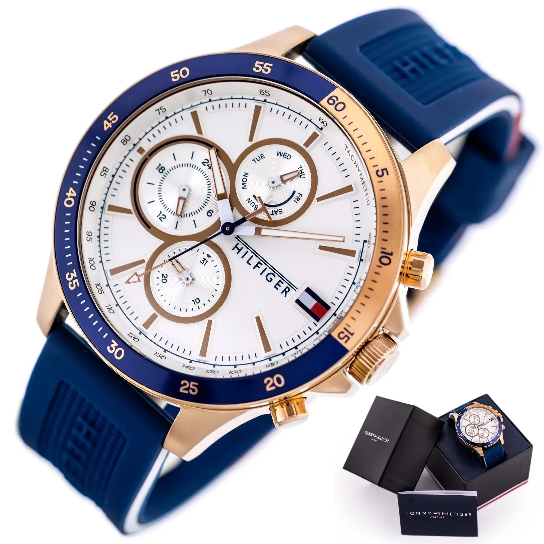 ZEGAREK MĘSKI TOMMY HILFIGER Bank 1791778 (zf064a) + BOX ZEGAREK MĘSKI TOMMY HILFIGER Bank 1791778 (zf064a) + BOX - Lorence 7613272385503