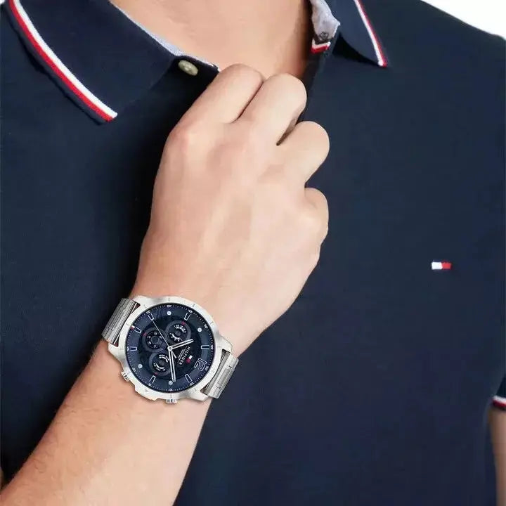 ZEGAREK MĘSKI TOMMY HILFIGER LUCA 1710492 (zf082c) ZEGAREK MĘSKI TOMMY HILFIGER LUCA 1710492 (zf082c) - Lorence 7613272485210