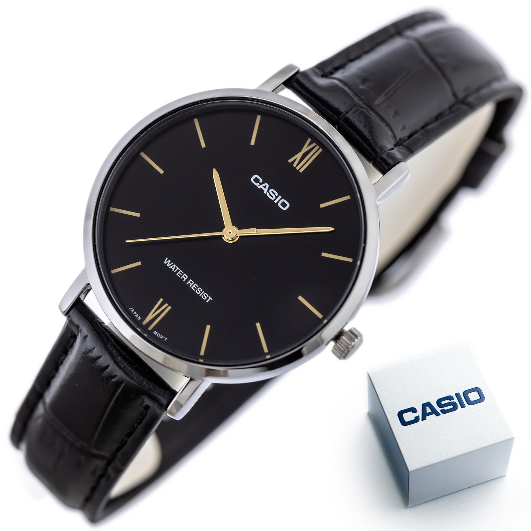 Zegarek Damski Casio LTP-VT01L-1B + BOX-10