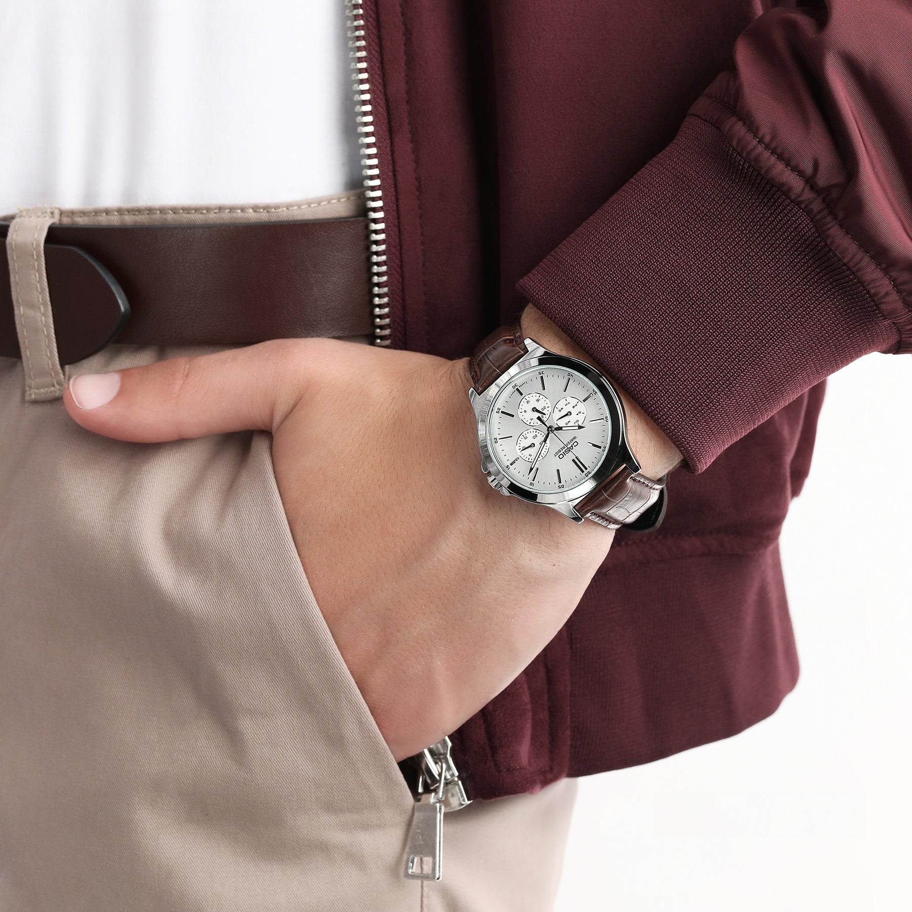 ZEGAREK MĘSKI CASIO MTP-V300L-7A (zd085c) + BOX-6