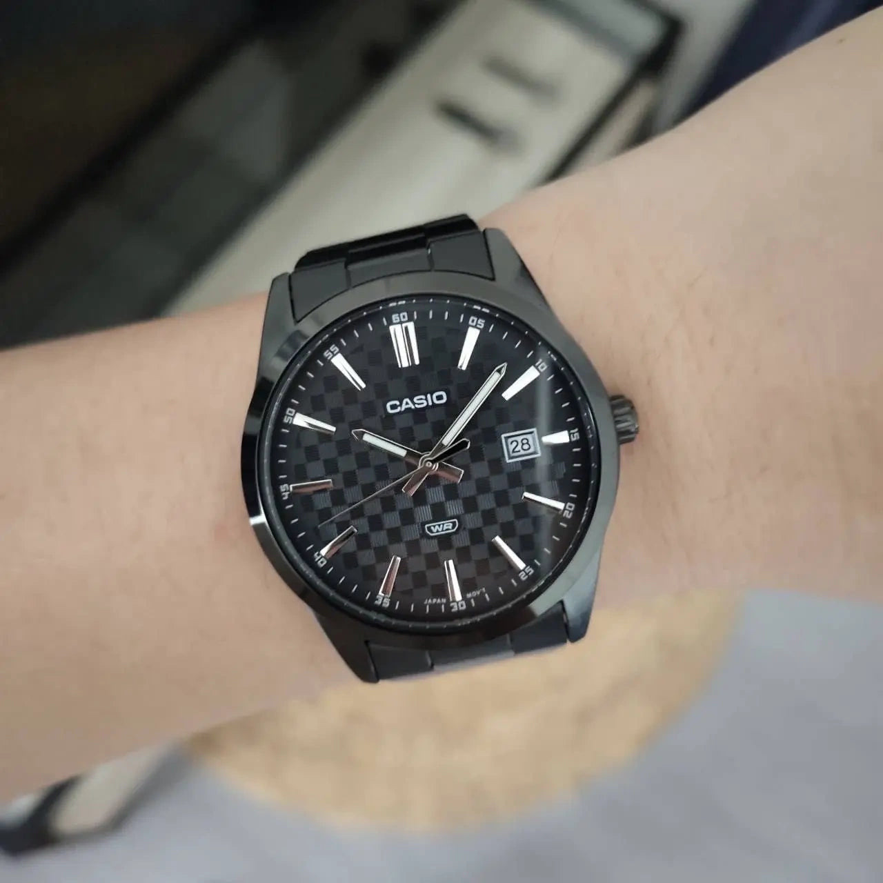 ZEGAREK MĘSKI CASIO MTP-VD03B-1A + BOX-8