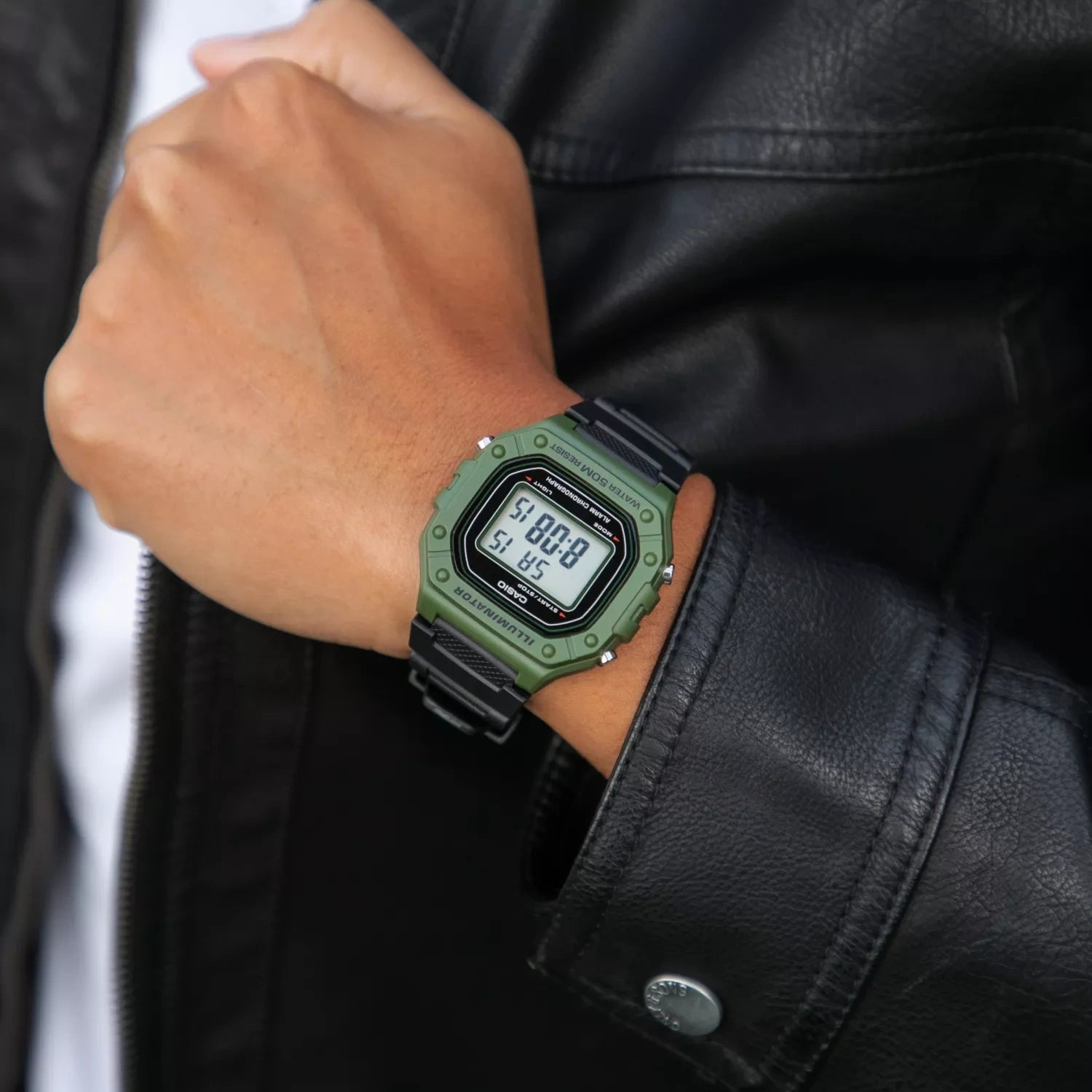 ZEGAREK MĘSKI CASIO W-218H-3A + BOX-7