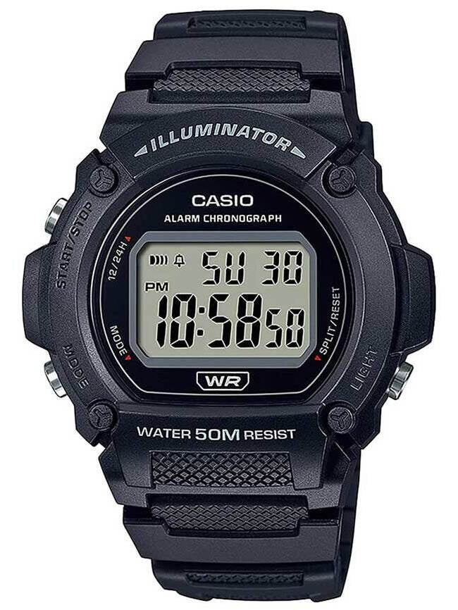 ZEGAREK MĘSKI CASIO W-219H-1A + BOX-1