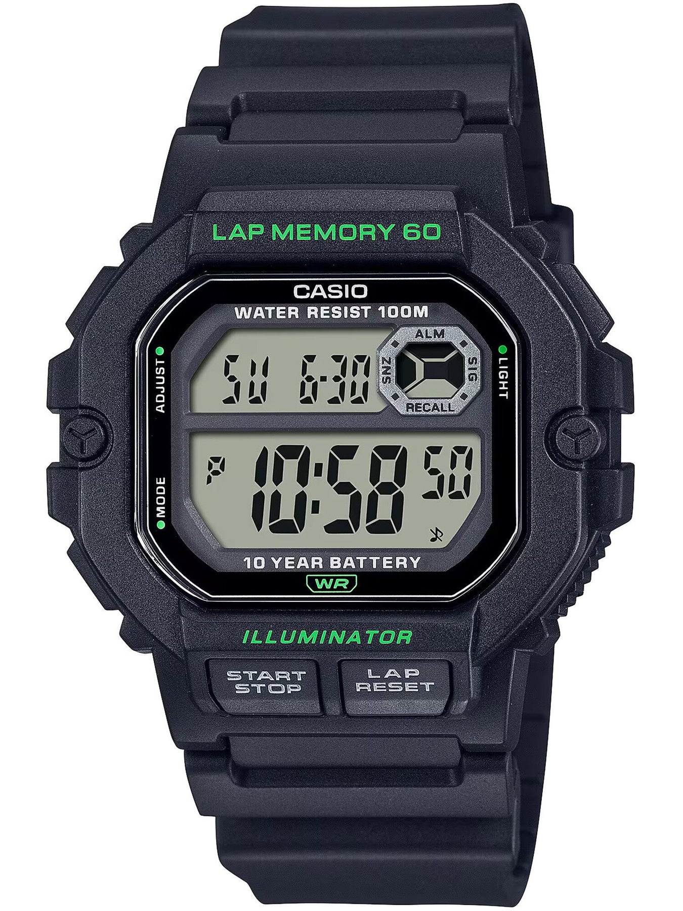 ZEGAREK MĘSKI CASIO Sports WS-1400H-1A + BOX-1