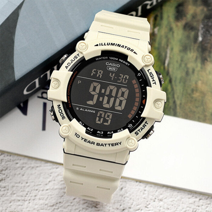 ZEGAREK MĘSKI CASIO AE-1500WH-8B2  + BOX-5