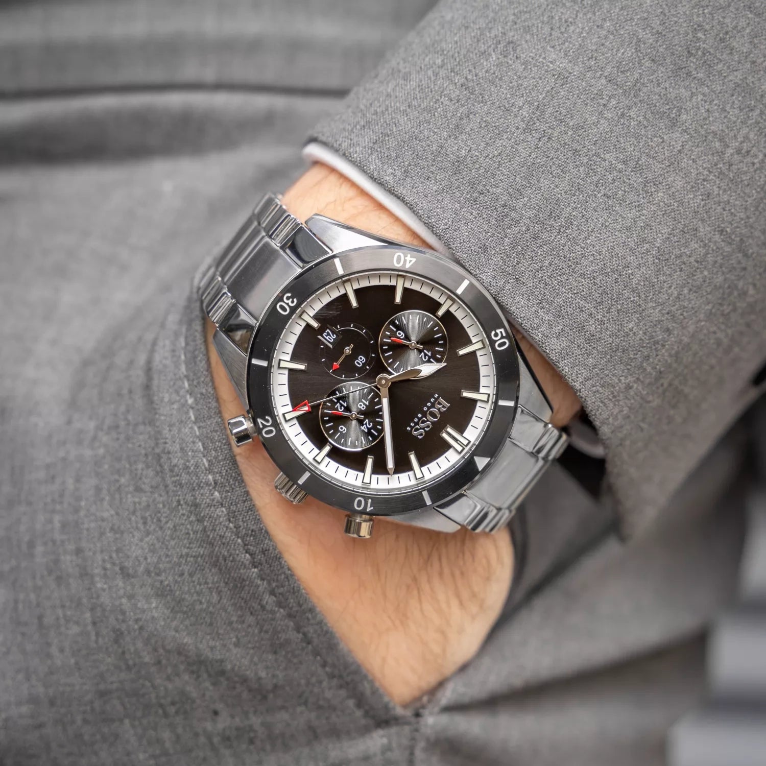 ZEGAREK MĘSKI HUGO BOSS 1513862 SANTIAGO (zh069a)-4