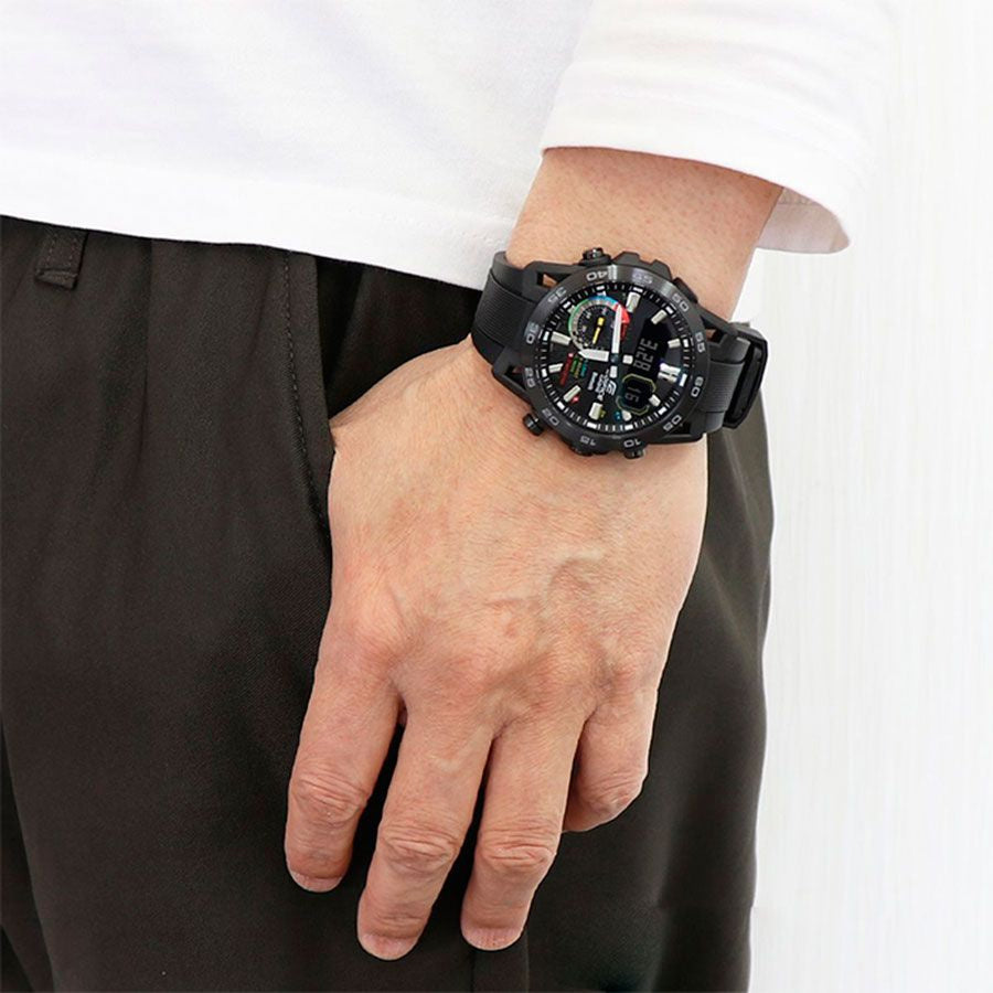 Zegarek Męski Casio EDIFICE  48mm ECB-40MP-1A Bluetooth + BOX-7