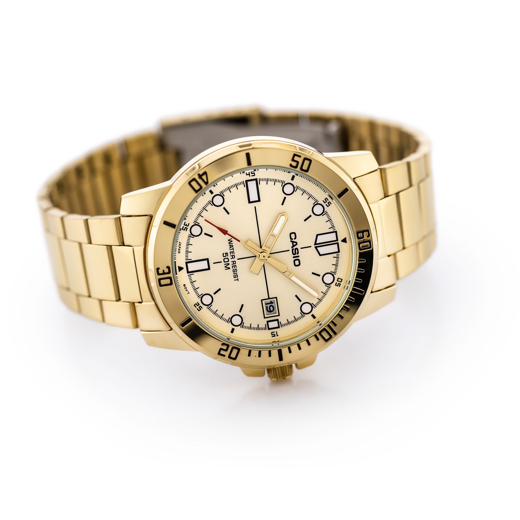 ZEGAREK MĘSKI CASIO MTP-VD01G-9E (zd185d) + BOX-4