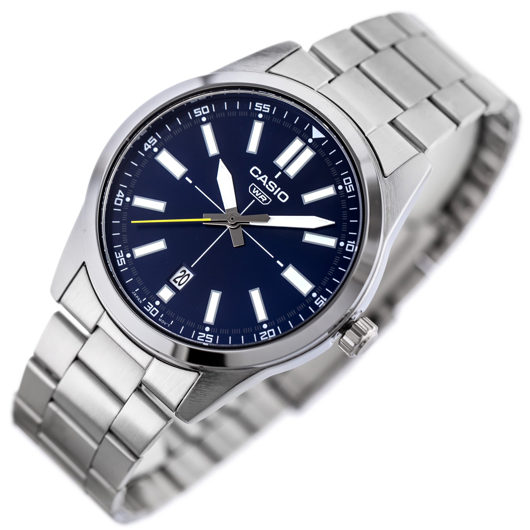 ZEGAREK MĘSKI CASIO MTP-VD02D-2E (zd217a) + BOX-2