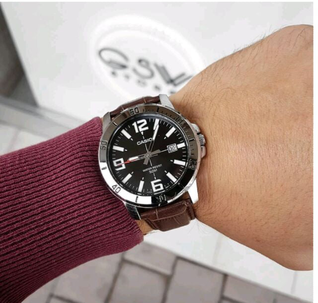 ZEGAREK MĘSKI CASIO MTP-VD01L-1BV (zd169c) + BOX-4