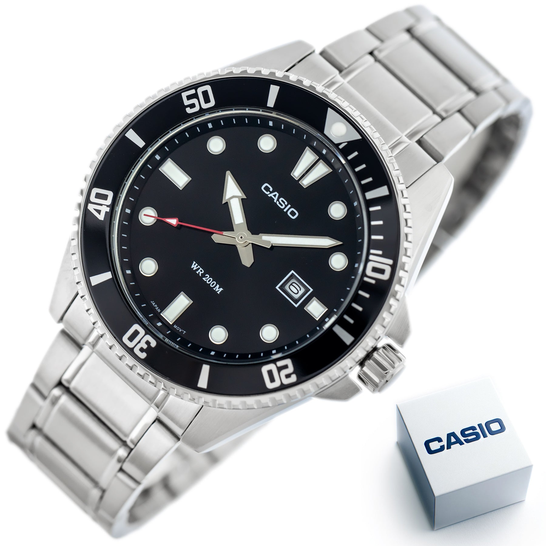 Zegarek Męski Casio MDV-107D-1A1 WR200 + BOX-9