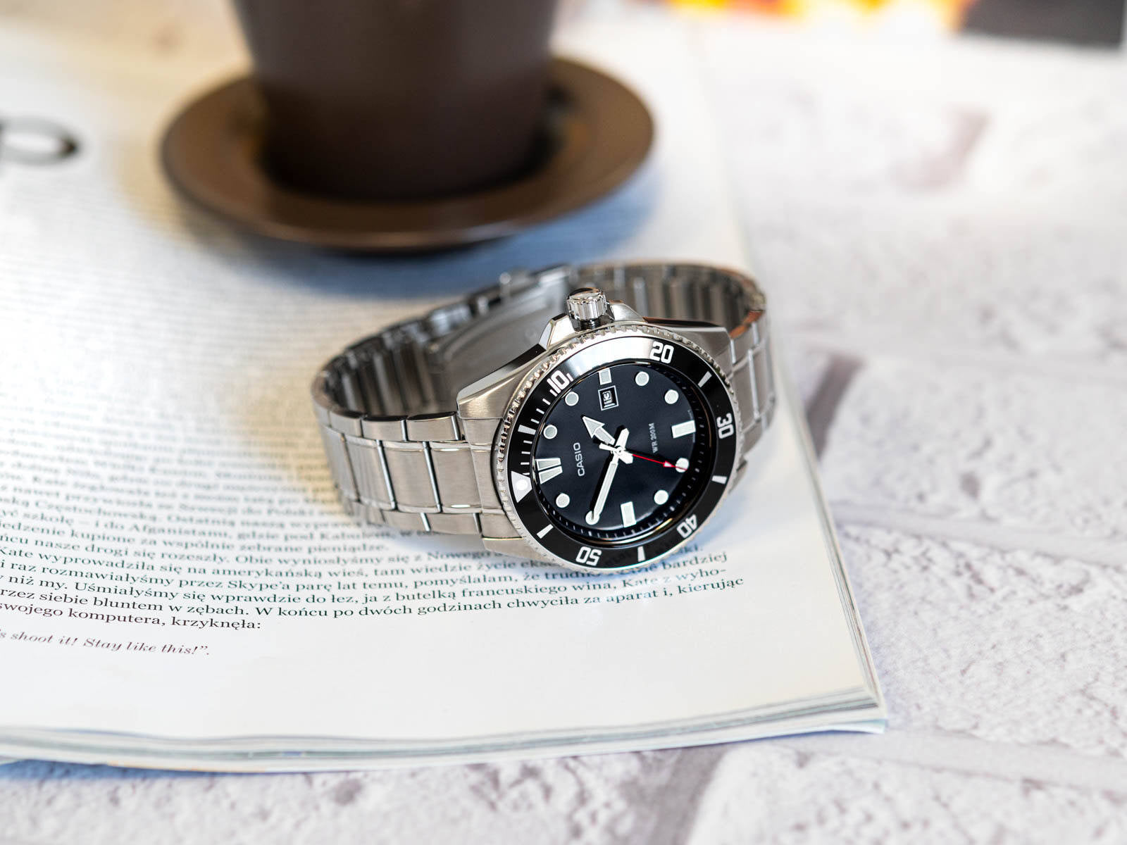 Zegarek Męski Casio MDV-107D-1A1 WR200 + BOX-5