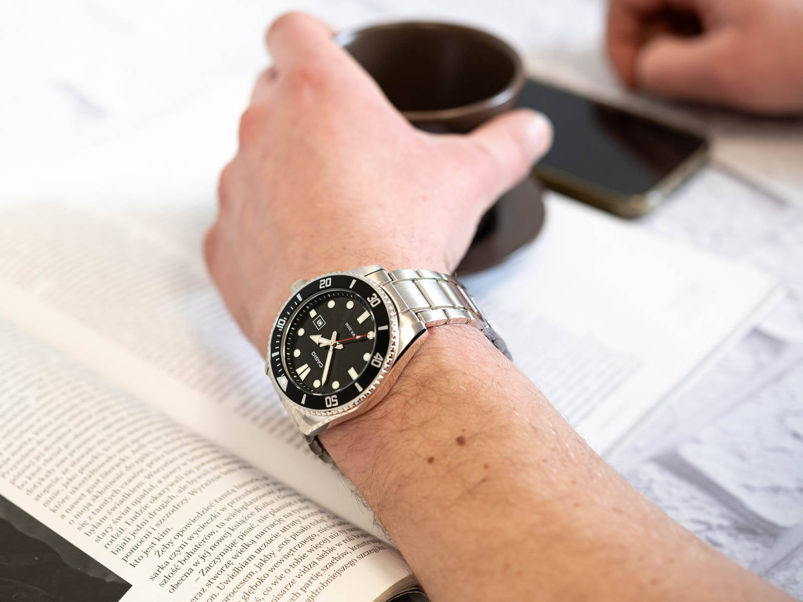 Zegarek Męski Casio MDV-107D-1A1 WR200 + BOX-6