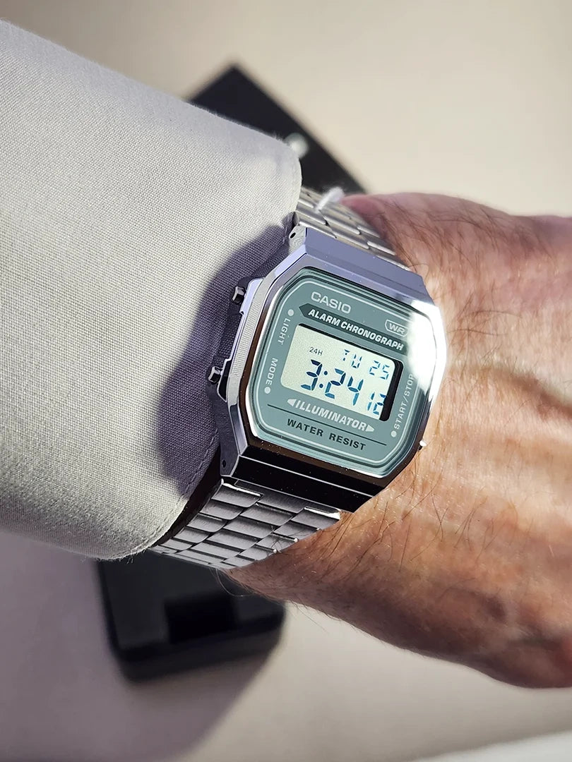 ZEGAREK UNISEX CASIO  Retro Vintage A168WA-3A + BOX-6